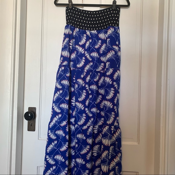 Dept Whirling Smocked Waist Maxi Skirt - Picture 6 of 7
